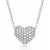 Sofia Strieborný náhrdelník so srdiečkom CONZB89866