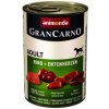 Animonda Gran Carno adult hovädzie a kačacie srdiečka 6x400 g