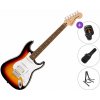 Fender Squier Affinity Series Stratocaster Junior HSS LRL SET 3-Color Sunburst Elektrická gitara