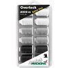 Sada overlockových nití Madeira Aerolock 180 12x2000 m Black&White