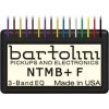 Bartolini NTMB+F 3-Band EQ Preamp Module Basgitarový predzosilňovač