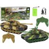 Dálkově ovládané bojové tanky LeanToys Set War Tank RC Battle Infrared