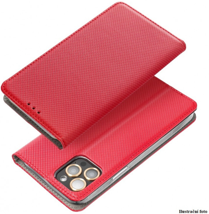 Smart Case book Motorola Moto G14 červené