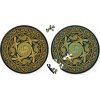 CURIOSI Oboustranné dřevěné puzzle Double: Drak 88 dílků