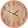 Nástenné hodiny drevené, priemer 53 cm