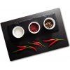 Doska na krájanie tvrdená Korenie a chilli 80x52 cm