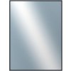 DANTIK - Zrkadlo v rámu, rozmer s rámom 60x80 cm z lišty Hliník čierna (7002021)