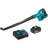 MAKITA DUB186Z DUB186SFX1 Dúchadlo prietok 192 m3/h na 18V Li-Ion (LXT) akumulátor (1x 3.0Ah akumulátorov a nabíjačka) - MAKITA DUB186SFX1