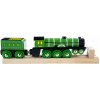 Bigjigs Rail Drevená replika lokomotíva Flying Scotsman
