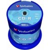 CD-R disk, 700MB, 52x, 100 ks, cake box, VERBATIM 