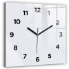 Nástenné hodiny Wallfluent biele 30cm