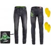 Pánske moto jeansy W-TEC Leonard Farba čierna, Veľkosť S