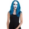Folat HALLOWEEN MASKA Strašidelná žena s modrými vlasmi
