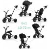 QPLAY Trojkolka Nova Niello Black, skladacia, vek 10-72 mesiacov X_S700-6black