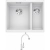 Blanco SUBLINE 340/160 U biela 523552 + Blanco MIDA biela 519418