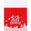 Celofánové sáčky samolepiace ForMyCakes - Merry Christmas 10x10cm (100ks)
