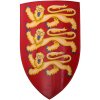 Lord of Battles Anglický kráľovský stredoveký štít Richard levie srdce