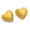 Dekoratívne cukrové Malé vypuklé zlaté srdcia (100 ks)-min.trvan.30.5.2024
