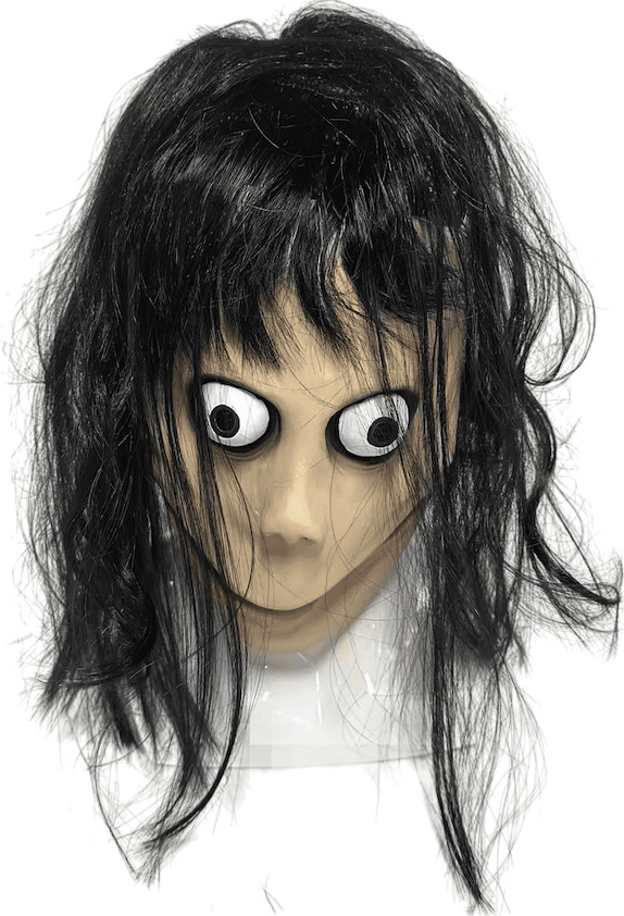 Strašidelná bábika dievča Momo