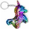 Prívesok na kľúče 015298 s dúhovými flitrami UNICORN