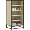 vidaXL Regál na topánky dub sonoma 48x38x97,5 cm spracované drevo