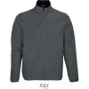 SOL'S Falcon Men pánska 3-vrst. softshell. bunda ch. sivá