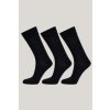 Gant ponožky MERCERIZED COTTON SOCKS 3-PACK čierna
