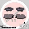 ZIMMERMANN Sada brzdových platničiek kotúčovej brzdy 20941.190.1