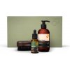 Beviro Bergamia Wood Beviro Bergamia Wood olej na fúzy s vôňou dreva 30 ml + Beviro Beard Wash šampón na bradu 250 ml + Beviro Wood Beard Brush kefa na bradu so štetinami z diviaka