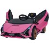 mamido Elektrické autíčko Lamborghini Sian 4x4 ružové