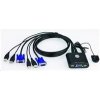 Aten CS-22U-A7 KVM prepínač pre 2xPC s VGA a USB portami