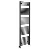 Aqualine DIRECT vykurovacie teleso s bočným pripojením 450x1680mm, čierna mat ILR64B