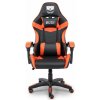 Herné kreslo GRIZZLY – ergonomické červené kreslo na gaming