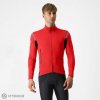 Castelli PERFETTO RoS 2 bunda, červená/reflexná strieborná M