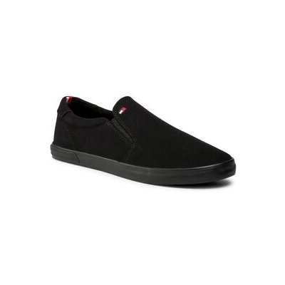 Tommy Hilfiger Tenisky Iconic Slip On FM0FM00597 Čierna