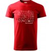 Matematika - čomu nerozumieš - Klasické pánske tričko vyššej gramáže - 2XL ( Červená )