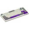 Lorgar KBP7075, Pro bezdrôtová mechanická herná klávesnica, Wireless 2.4 GHz/ BT 5.0, 75%, Displ., SK/CZ layout, bežov LRG-KBP7075W-RT-CS