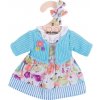 Bigjigs Toys Tyrkysové šaty se svetrem pro panenku 28 cm