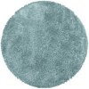 Ayyildiz , Kusový koberec Fluffy Shaggy 3500 blue kruh, 120x120 (priemer) kruh, modrá, obývacia izba