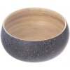 Orion Servírovacia miska točený bambus sivá pr. 14 cm, 14 cm