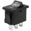 Trojpolohový prepínač čierny 3 piny