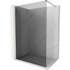 Mexen, Mexen Kioto-X sprchová stena 70 x 200 cm, grafit 10 mm, ružové zlato - 800-070-101-60-40-X