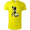Basketball - jump shot - Tričko z organickej bavlny - M ( Citrónová )