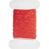 Shamballa šnúrka 0,5 mm, červená 1 m