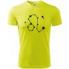Súhvezdie - Leo - Lev - Pánske tričko Fantasy športové - S ( Neonová žltá )