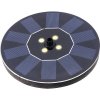 Záhradná fontána solárna s LED svetlom plastová ø 16 cm čierna