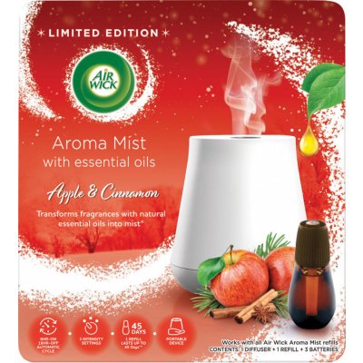 Air Wick Magic Winter Apple & Cinnamon aróma difuzér s náplňou + batérie 20 ml