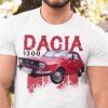 Tričko s potlačou DACIA 1300 Pánsky Biela XS