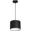 Luminex | Luster na lanku ARDEN 1xE27/60W/230V pr. 18 cm čierna/biela | LU3471
