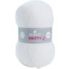 Priadza KNITTY 4 100g, biela - odtieň 961